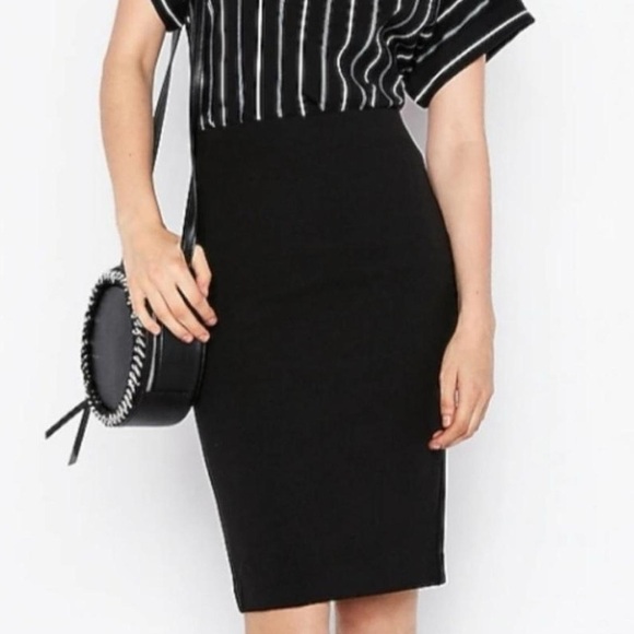 NWT -Express Black FULL Zip Pencil Skirt – Size 8 | - Picture 1 of 8